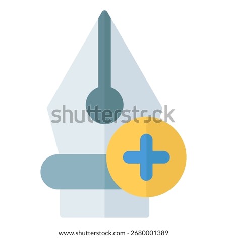 Add Point icon symbol. Vector illustration.
