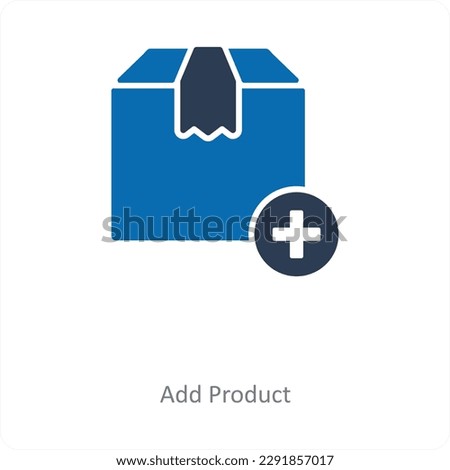 Add Product and add icon concept