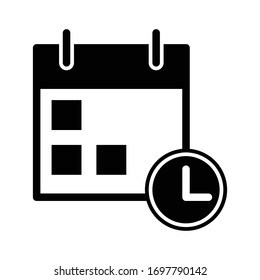 Agregar diseño vectorial de glifo de icono de aviso