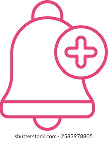 Add Reminder vector icon. Can be used for printing, mobile and web applications.