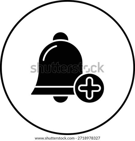 Add Reminder vector icon. Can be used for printing, mobile and web applications.