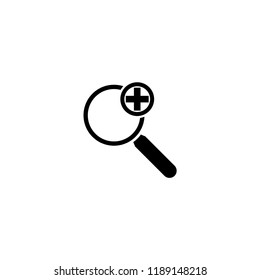 add search icon. add search vector illustration on white background for web and apps.
