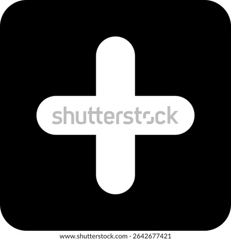 Add Semi Solid Icon Design