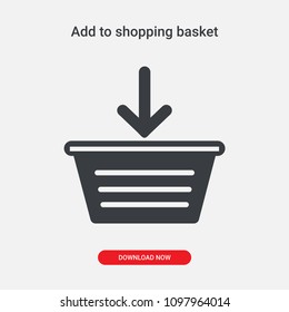 Add to shopping basket icon