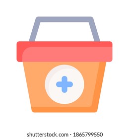 add to shopping basket icon vector illustration. add to shopping basket icon flat design.