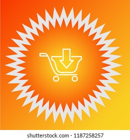 Add shopping card vector icon