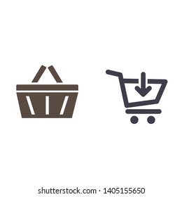  Add to Shopping Cart  icon. Vector  Eps 10 . Lorem Ipsum Flat Design 