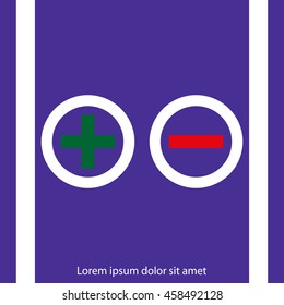 Add sign and delete sign