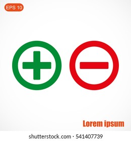 Add sign and delete sign