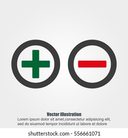 Add sign and delete sign