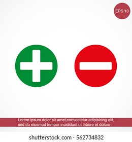 Add sign and delete sign