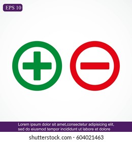 Add sign and delete sign