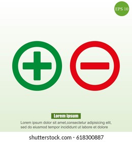 Add sign and delete sign