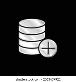 Add silver plated metallic icon