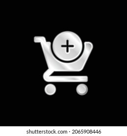 Add silver plated metallic icon