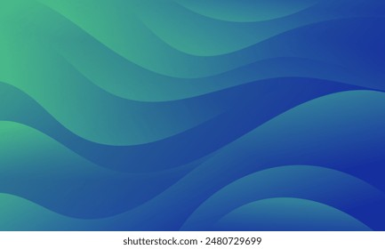 Add sophistication with this blue green gradient wave background. Ideal for websites, social media, ads, and presentation design