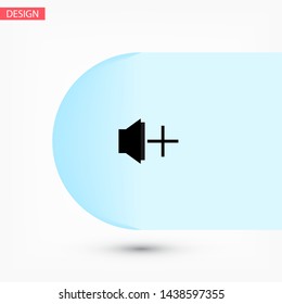 add sound icon vector 