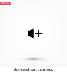 add sound icon vector . Lorem Ipsum Illustration design