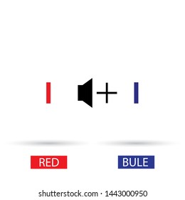 add sound icon vector . Lorem Ipsum Illustration design