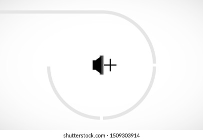 add sound icon vector . Lorem Ipsum Illustration design