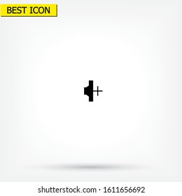 add sound icon vector . Lorem Ipsum Illustration design