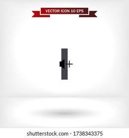 add sound icon vector . Lorem Ipsum Illustration design