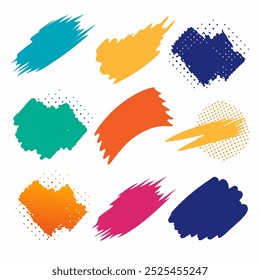 Adicione um toque de criatividade aos seus projetos com este vetor de fundo de pincel colorido. Perfeito para pôsteres, web design, arte digital e projetos criativos vibrantes.