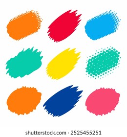  Add a splash of creativity to your designs with this colorful brush background vector. Perfect for posters, web design, digital art, and vibrant creative projects.