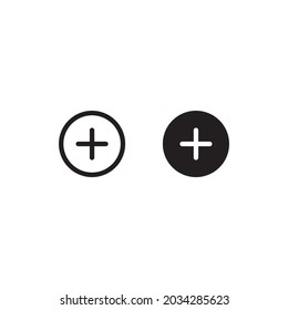 Add Story Icon Vector. New Post of Social Media Symbols