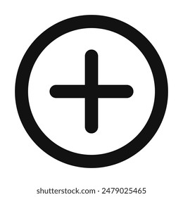 Add Symbol Icon Ideal for Interface and App Enhancements