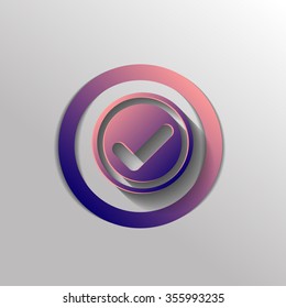 the add symbol sign. Ok sign