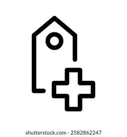Add Tag Icon Vector Symbol Design Illustration