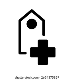 Adicionar ilustração de design de símbolo de vetor de ícone de marca