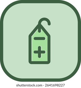 Add tag Line vector Icon Design