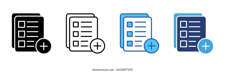 Adicionar coleção de vários estilos à folha de ícones de tarefa