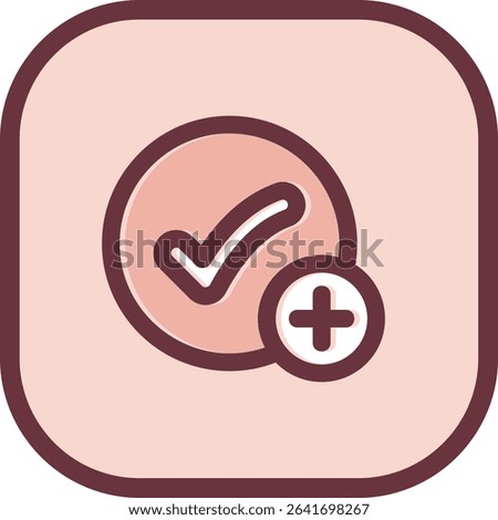 Add task reminder Line vector Icon Design
