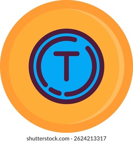Add text Line vector Icon Design
