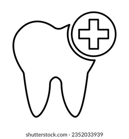 Agregar icono dental en el estilo de esquema