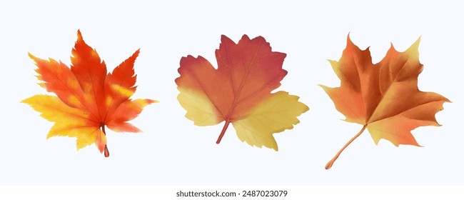 Add a touch of autumn charm to your project with this cute watercolor fall illustration! Perfect for invitations and greetings.