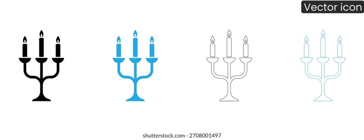 Añade un toque de elegancia clásica con este versátil diseño de candelabro. Ideal para invitaciones, gráficos de eventos y para crear un ambiente cálido y acogedor.
