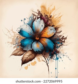 Add a touch of natural beauty to your designs with this stunning watercolor flower illustration. Featuring lifelike blooms in a variety of colors, it is perfect for invitations, greeting cards, poster