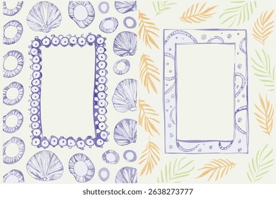 Add a touch of rustic elegance to your greeting cards, wedding invitations, table signage, or DIY crafts with our chalk or charcoal-style frame inserts. These hand-drawn, monochrome borders bring vint
