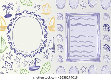 Add a touch of rustic elegance to your greeting cards, wedding invitations, table signage, or DIY crafts with our chalk or charcoal-style frame inserts. These hand-drawn, monochrome borders bring vint