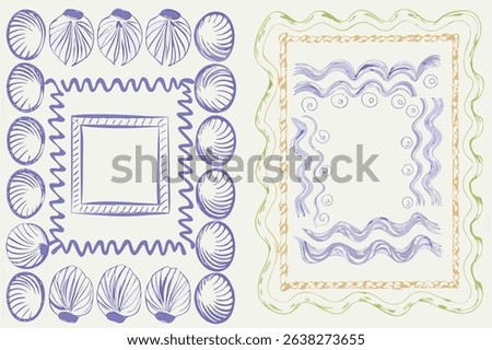 Add a touch of rustic elegance to your greeting cards, wedding invitations, table signage, or DIY crafts with our chalk or charcoal-style frame inserts. These hand-drawn, monochrome borders bring vint