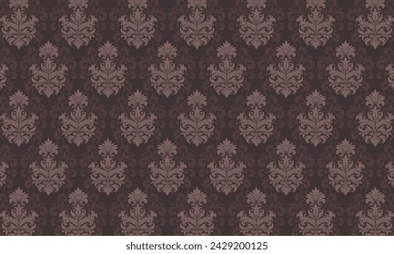 Add a touch of vintage charm to your designs with this brown damask pattern. Perfect for adding sophistication to your projects.