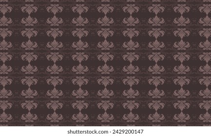 Add a touch of vintage charm to your designs with this brown damask pattern. Perfect for adding sophistication to your projects.