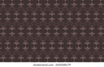 Add a touch of vintage charm to your designs with this brown damask pattern. Perfect for adding sophistication to your projects.