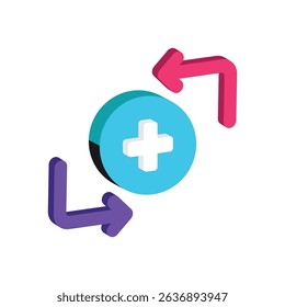 Add Transfer Vector style icon. Eps 10 file
