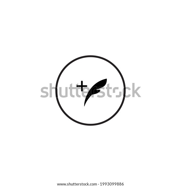 Add\
Tweet Button Icon Vector Isolated on White\
Background