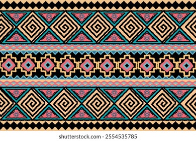 Add unique artistic touch  projects hand-drawn abstract seamless pattern. Featuring ethnic-inspired design simple, minimalist style, vector-based pattern versatile  easy various creative applications.